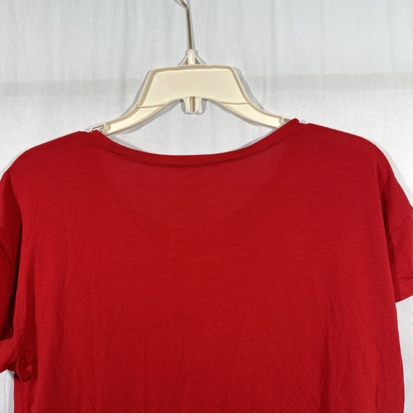 NEW Tommy John [‎ Womens XS ] Pajama Tee Top in Haute Red - Picture 13 of 16